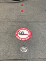 Bob's Machine 8" Round Carpet Stickers