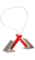 Fastway ONEstep Wheel Chock for Tandem Axle Trailers and RVs 84-00-4000- 16 Inches to 24 Inches Long