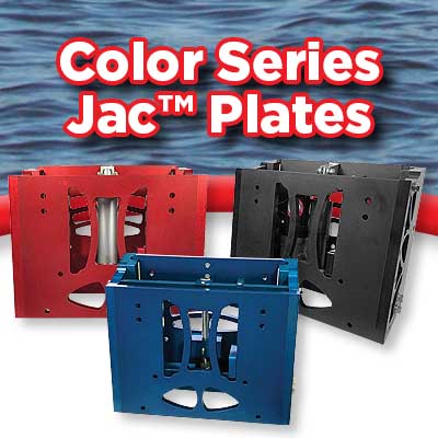 Color Series Jack plates - Powder coat & Hydro graphics