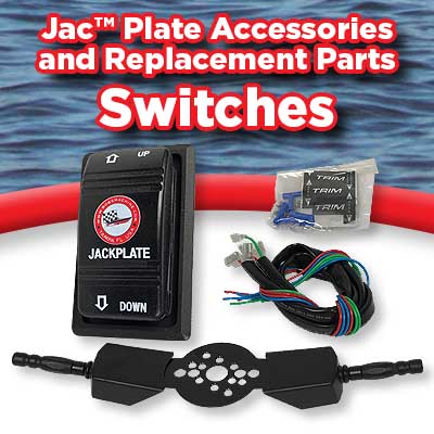 Jack plate & trim switches