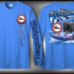 Blue long sleeve BPG Performance fabric shirt