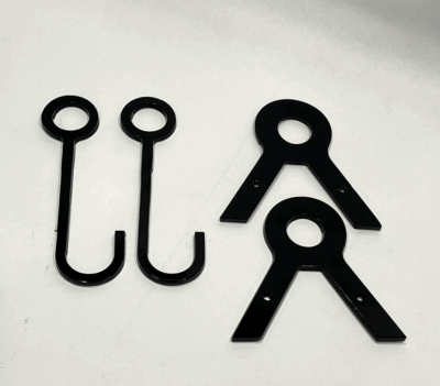 1" EMT Awesome Targets hanger kit