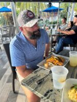 Heather Blue Polo shirt - Image 4